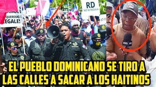 Los dominicanos se lanzan a las calles en protesta en contra de los Haitianos  Ramón Tolentino [upl. by Bachman]