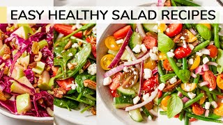 4 EASY HEALTHY SALAD RECIPES [upl. by Link]