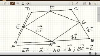 Beweis mit der Vektorgeometrie Das Parallelogramm [upl. by Atiras]