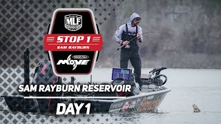 Tackle Warehouse Invitationals  Stop 1  Sam Rayburn Reservoir  Day 1 [upl. by Tarkany]