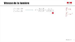 231 Cinématique relativiste [upl. by Hadeehsar851]