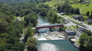 US Travel 4K Drone  Vermont  Woodstock [upl. by Hedley]