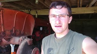 ALLIS CHALMERS D 17 ESSENTIAL OILS  TIRE MOUNTING AND FINAL DRIVE OIL CHANGE [upl. by Lazaruk]