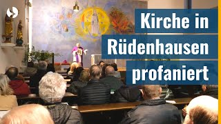 Immer mehr Kirchen müssen aufgegeben werden – Profanierung in Rüdenhausen [upl. by Lutero794]