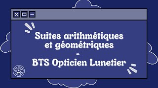 Suites arithmétiques et géométriques  BTS [upl. by Nomaj]