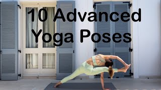 10 Advanced Yoga Poses Advanced Yoga Asanas Names on Sanskrit [upl. by Sajovich]