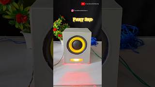 Diy Homemade Speaker Box😍 Part 4th shorts diy project speakerbox creatidoashishshorts [upl. by Yehtomit]