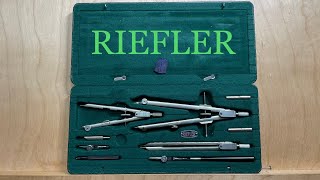 Review  Riefler SPG 23 Drafting Set w Rare “minime” compass [upl. by Intyrb]