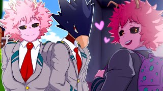 ♥ THANKS TOKOYAMI ♥  Mina x Tokoyami MHA Comic Dub [upl. by Eiramnaej]