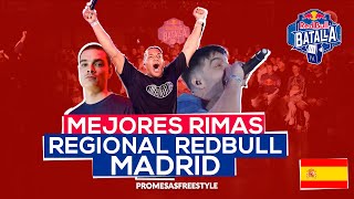 LAS MEJORES RIMAS DE LA REGIONAL DE MADRID 2024  Red Bull Batalla España 🇪🇸 [upl. by Aket]