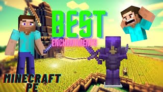 MINECRAFT BEST ENCHAMENTS FOR PE ENCHANTED BOOKS FOR SPECIALY MACE 😲USEFUL BOOKS FOR YOU [upl. by Bridges992]