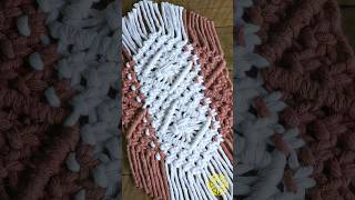 Tutorial👆Descanso de Panela em Macramê tutorialmacrame macrame macrametutorial [upl. by Ametaf967]