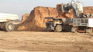 The highest excavator is running in the pakri Barwadih Coal mines of Thriveni sainik mining Pvt ltd [upl. by Shelby831]