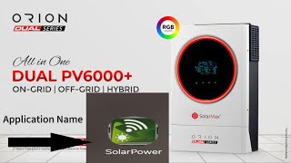 How to install Solar Max OrionPV 6000 Inverter Mobile AppSolar PowerSolar panel Part 3 [upl. by Eelinej]