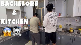 Bachelors and their Kitchen😅🥺bachelor home dailyvlog fun homedecor aarushbhola [upl. by Burn562]