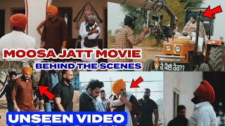 Moosa Jatt Movie  Behind The Scenes  Sidhu Moose Wala  Unseen Clips Of Shooting  Matharu News [upl. by Arihsa]