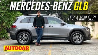 2022 MercedesBenz GLB review  Mercs new 7 seat SUV is a mini GLS  First Drive  Autocar India [upl. by Giacomo]