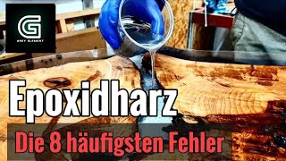 EPOXIDHARZ MEINE TOP 8 ANFÄNGERFEHLER  die du unbedingt vermeiden solltest Epoxy Mistake [upl. by Dalia764]