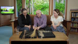 Hand Grading Flax Fiber for Linen [upl. by Naloc]