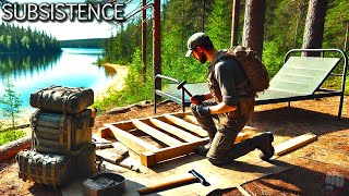 Day 28 Wilderness Survival  Subsistence Gameplay [upl. by Rasmussen204]