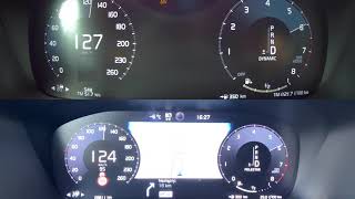 Volvo XC60 T6 vs T5 polestar acceleration 2020 [upl. by Enitsirk]