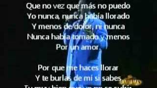 Letra de Porque Me Haces Llorar  Juan Gabriel [upl. by Naashar]