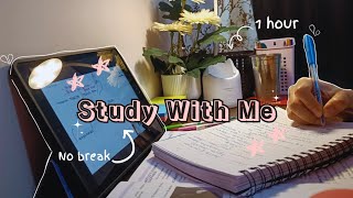 Study with me for 1 hour  No break  Study vlog  NEET PG 2025 neetpg neet studywithme [upl. by Shaylynn913]