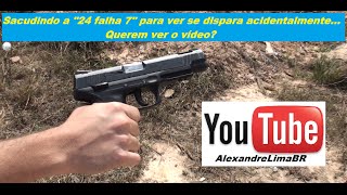 Pistola Taurus 247 Pro Tactical em 40 SampW [upl. by Seraphina]