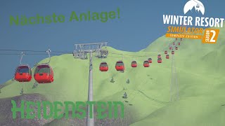 Bahn mit FACHWERKSTÜTZE  7 HEIDENSTEIN Mein GEBIET 1  🚠 WINTER Resort Simulator SEASON 2 [upl. by Gerstein464]