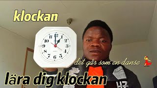 Lära dig klockan på svenska [upl. by Onimixam572]