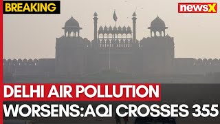 Delhi Air Pollution Worsens  Morning After Diwali  AQI Crosses 355  Ground Report  NewsX [upl. by Anni895]