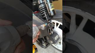 the process of replacing the foam air filter on a Vario motorbike vario filter [upl. by Akcirret]