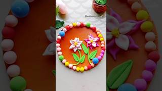 Super light clay craft।।Air dry clay art shortvideo craft clay [upl. by Neehcas501]