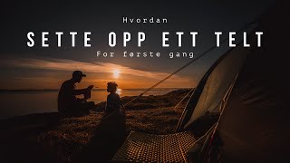 Hvordan sette opp telt for første gang Helsport Fjellheimen Superlight 4 Camp [upl. by Prissy]