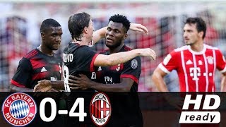 Bayern Munich Vs AC Milan 04 All Goals amp Highlights ICC▪22072017▪ HD [upl. by Siseneg]