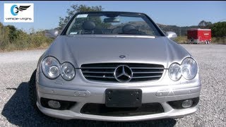 2005 Mercedes CLK500 Convertible Test Drive and Review [upl. by Leeban533]