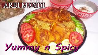 How to make Arabic Mandi by yummy n spicyGulf cuisineMiddle Eastern FoodTraditional Yemeni food [upl. by Leehar]