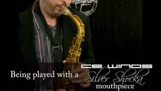 SaxMallcom Vintage Buescher Alto Saxophone Sax played w CE Winds Silver Shocka mouthpiece [upl. by Akinihs23]