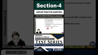 GATE Biotechnology GATE BT PQs  Section 4 Fundamentals of Biological Engineering [upl. by Rehpotisrhc437]