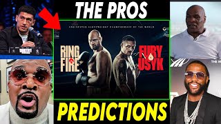 Boxing Legends PREDICT Tyson Fury VS Oleksandr Usyk [upl. by Urien]