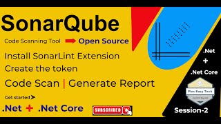 SonarQube Code Scanning with Net amp Net Core amp Generate the Report [upl. by Esydnac]