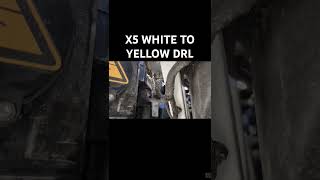 F95 X5 DRL yellow chip install wo taking off the bumper [upl. by Nyleahcim705]