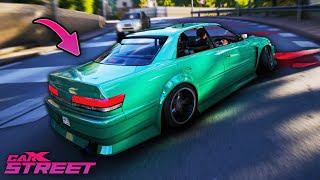 I Built a DRIFT JZX 100 in CarX Street PC [upl. by Demodena]