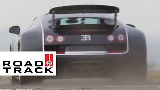 2011 Bugatti Veyron 164 Super Sport  Road Test  Road and Track [upl. by Hnid]