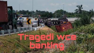 KEMALANGAN PERTAMA DIHIGHWAY WCE BANTING [upl. by Lenahtan]