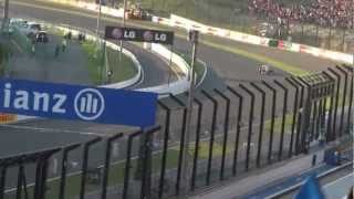 【感動！！】F1 鈴鹿 2012 小林可夢偉３位表彰台！ゴールシーン！  Kamui Kobayashi [upl. by Ashmead]