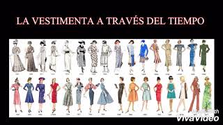 La vestimenta a través del tiempo [upl. by Akayas498]