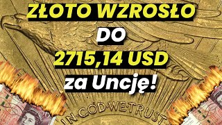 Kurs Złota Po 271514 USD za Uncję Wykres [upl. by Erialc371]