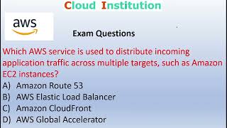 AWS solutions architect associate global exam questions [upl. by Gnim932]