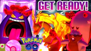 GIGANTAMAX GENGAR RAIDS PREPARE NOW More ways to meet Trainers for Gigantamax raids in Pokemon GO [upl. by Cassandre]